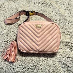 This is a Victoria’s Secret Fanny pack. It’s super cute and I have never used it